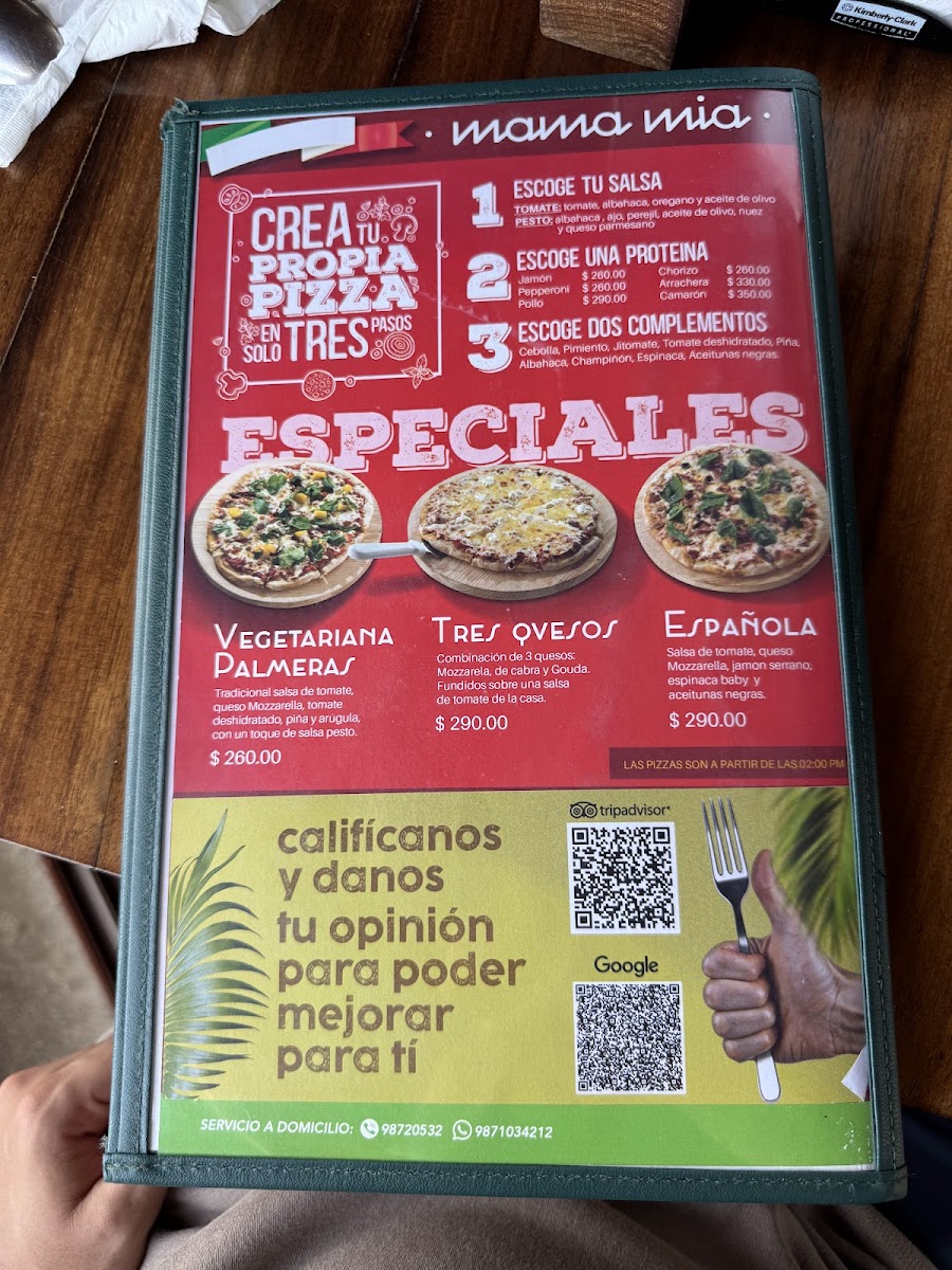 Restaurante Palmeras Cozumel Menu - Image 2